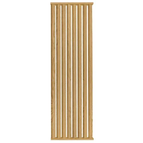 Divide Wall 45°, Klar, 8 Lameller, 31x110 mm, 810 mm