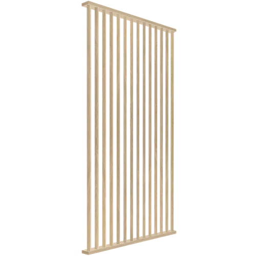 Divide Wall 45°, Natur, 14 Lameller, 31x110 mm, 1410 mm
