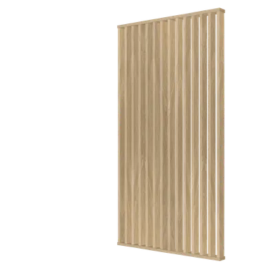 Divide Wall 90°, Natur, 14 Lameller, 31x110 mm, 1340 mm