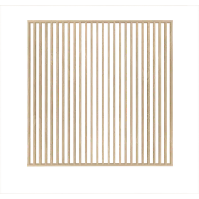 Divide Wall 90°, Natur, 26 Lameller, 31x110 mm, 2540 mm