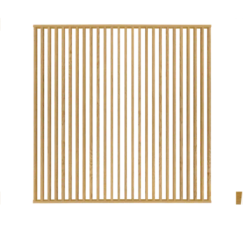 Divide Wall 90°, Klar, 26 Lameller, 31x110 mm, 2540 mm