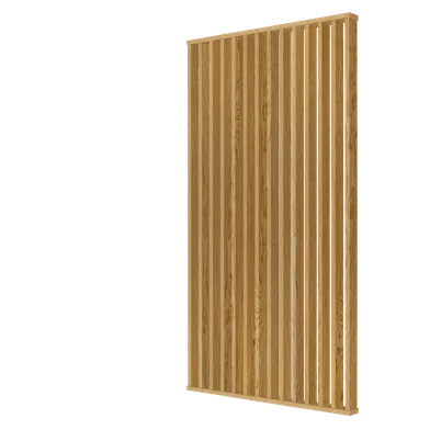 Divide Wall 90°, Klar, 14 Lameller, 31x110 mm, 1340 mm