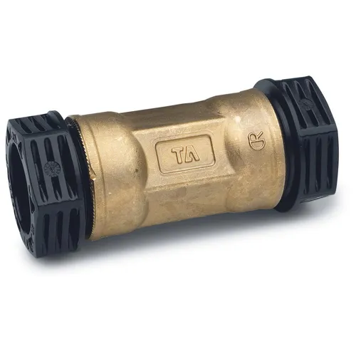 Plaströrskoppling rak tryckmutter 25 mm, metall