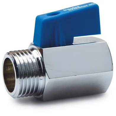 Kulventil med vred inv/utv gänga,  R15 x R15