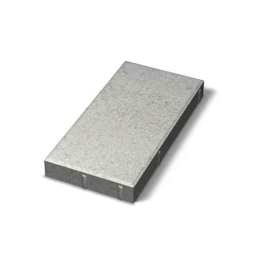 Markplatta Siena Halvplatta 350x175x40 mm, Slät Grå