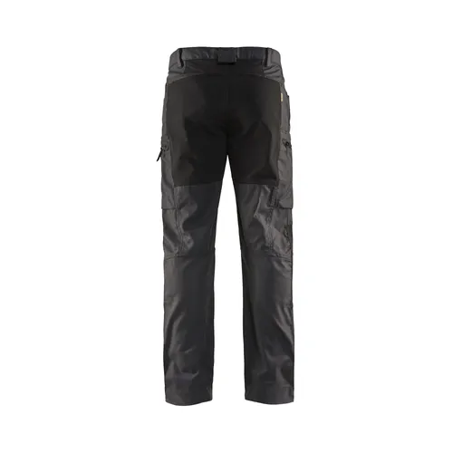 Servicebyxa Canvas m. stretch, Mörkgrå/Svart Strl. C52