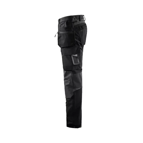 Hantverksbyxa 4-vägsstretch 1522, Svart/Mörkgrå Strl. C50