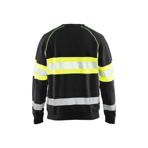 Varseltröja, Svart/Gul Strl. XL