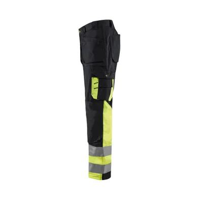 Hantverksbyxa Varsel, Svart/Gul Strl. C52