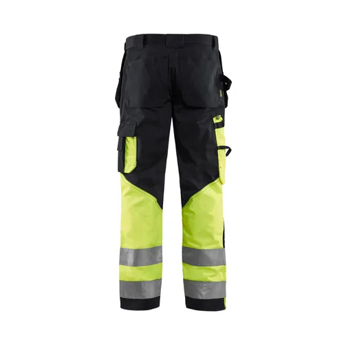 Hantverksbyxa Varsel, Svart/Gul Strl. C52