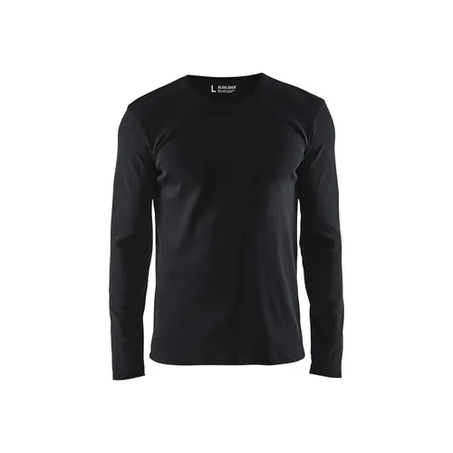 Långärmad T-shirt, Svart Strl. L