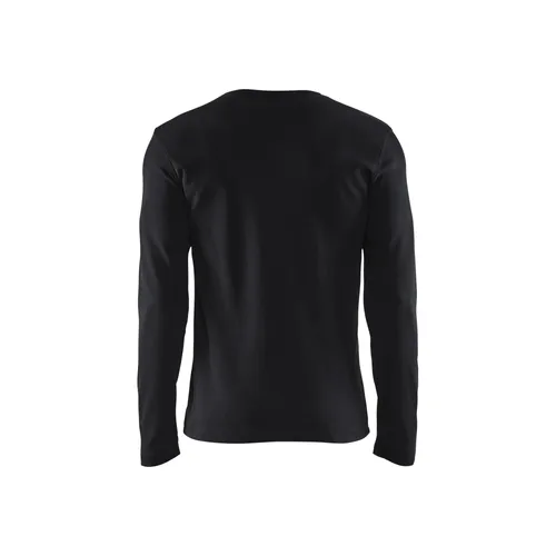 Långärmad T-shirt, Svart Strl. L