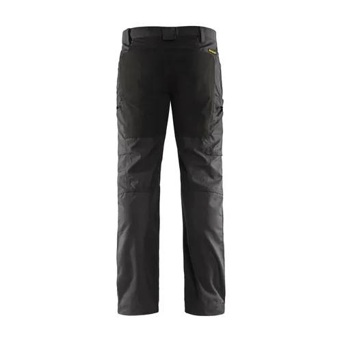 Servicebyxa Plain m. stretch, Mörkgrå/Svart Strl. C48