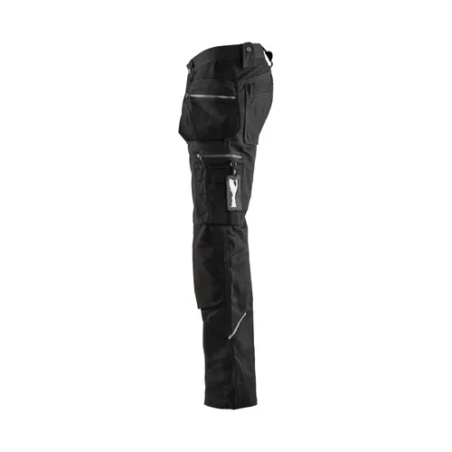 Hantverksbyxa med stretch, Svart Strl. D96