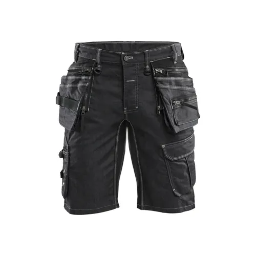 Hantverksshorts med stretch X1900, Svart Strl. C48