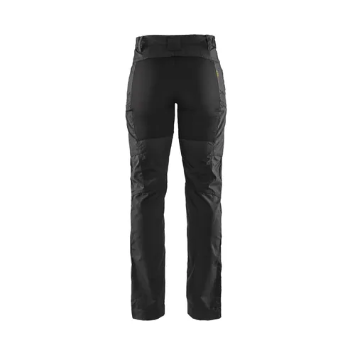 Servicebyxa dam Plain m. stretch, Svart Strl. C38