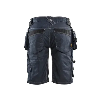 Hantverksshorts med stretch X1900, Marinblå/Svart Strl. C50