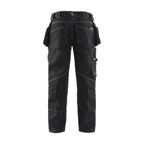 Hantverksbyxa Denim m. stretch X1900, Svart Strl. C48