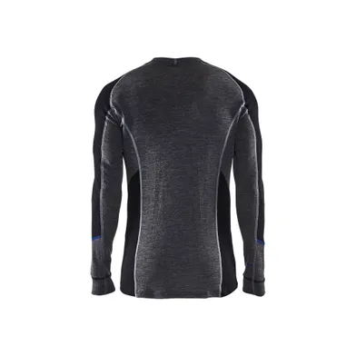 Underställströja Warm, Grå/Svart Strl. XL