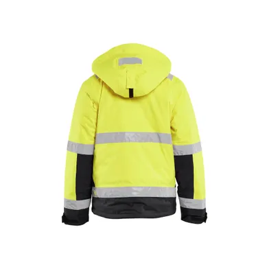 Vinterjacka Varsel, Gul/Svart Strl. S