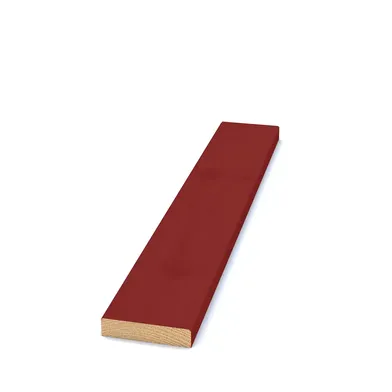 Klädselbräda 22x120 mm mellanstruken röd 5400 mm