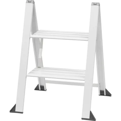 Arbetsbock Vikingstep MIDI 2 steg, Vit