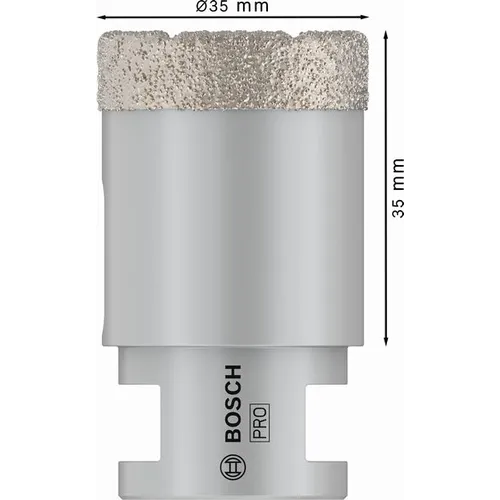 Diamanthålsåg Dry Speed 35x35 mm