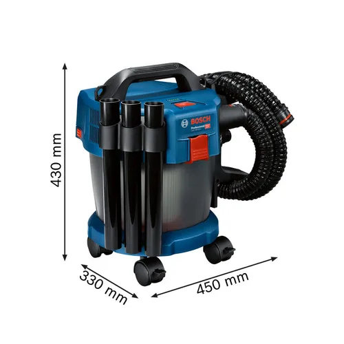 Dammsugare PRO GAS 18 V-10 L SOLO, med tillbehör