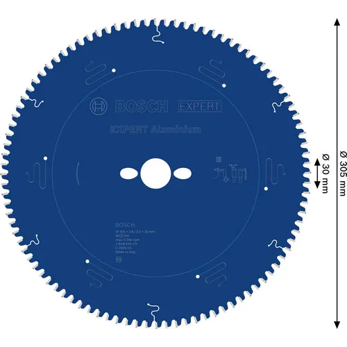 Cirkelsågklinga Expert Aluminium 305/30 mm, 96T