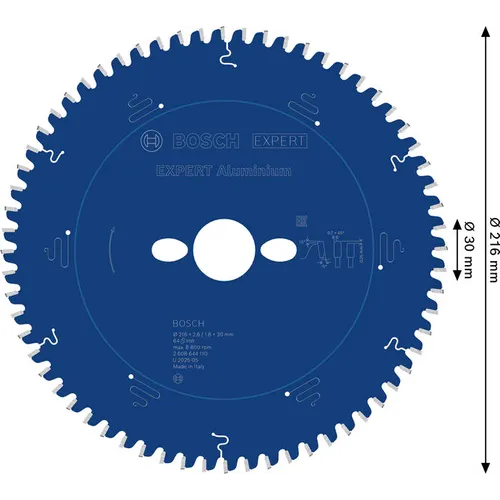 Cirkelsågklinga Expert Aluminium 216/30 mm, 64T