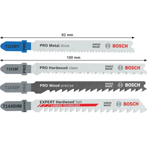 Sticksågblad set Trä/Metall 15 delar