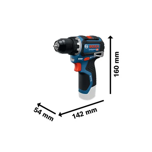 Skruvdragare GSR 12 V-32, 2x2.0 Ah, Väska 