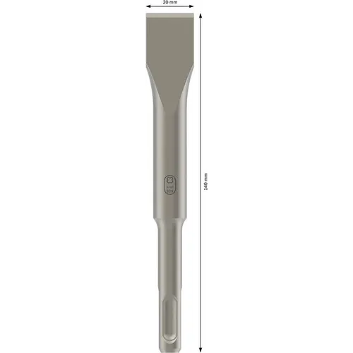 Flatmejsel SDS Plus-4C  20x140 mm