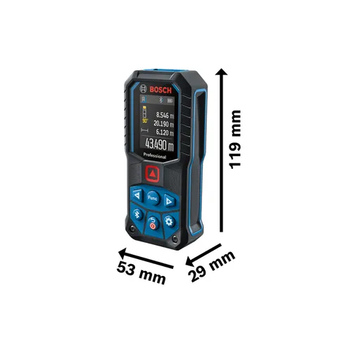 Avståndsmätare GLM 50-27 C Inkl. batteri (AA) och väska