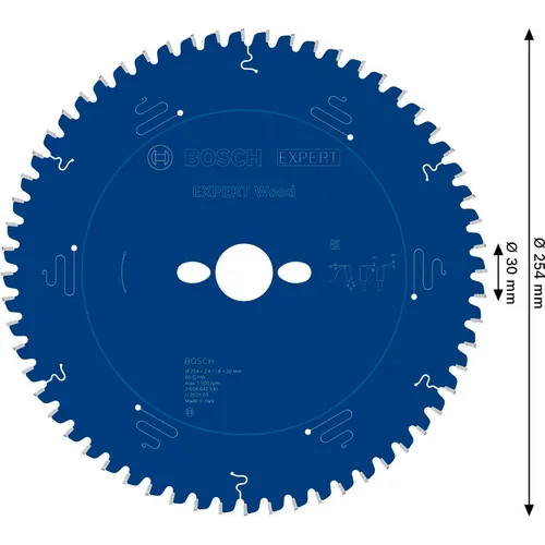 Cirkelsågklinga Expert Trä 254/30 mm, 60T