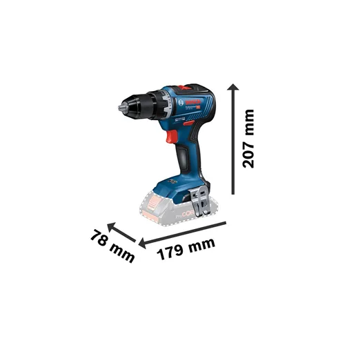 Skruvdragare GSR 18V-55, Solo L-BOXX