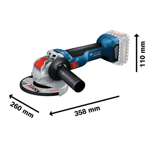 Vinkelslip GWX 18V-10 SOLO L-BOXX