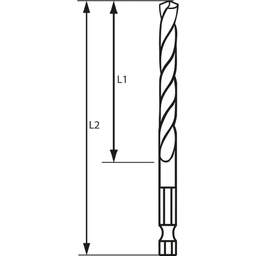 Metallborr HSS Impact 3 mm, 1-pack