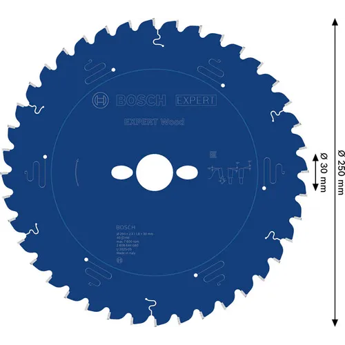 Cirkelsågklinga exp wood, 250x30x2,4 mm 40T
