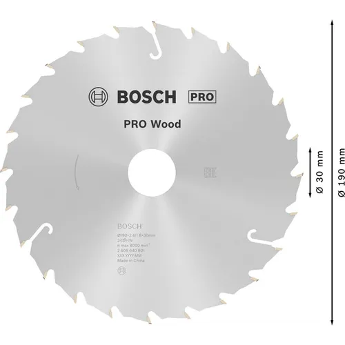 Cirkelsågklinga Speedline Trä 190/30 mm, 24T