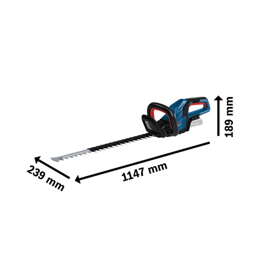 Häcksax Solo GHE 18V-60, 60 cm