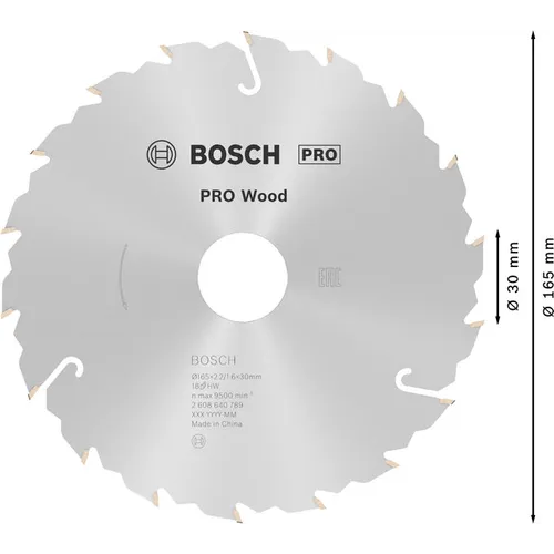 Cirkelsågklinga Speedline Trä 165/30 mm, 18T