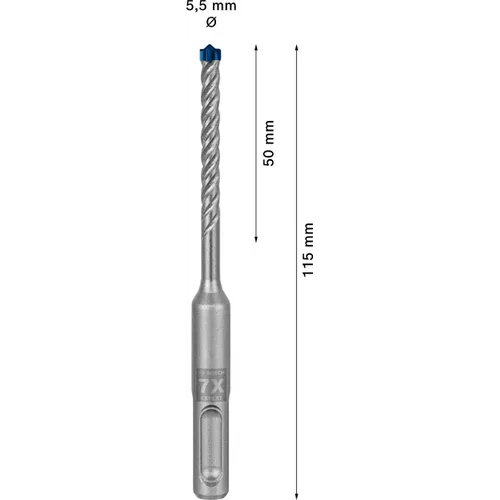 Hammarborr Expert SDS Plus-7X 5,5x50/115 mm