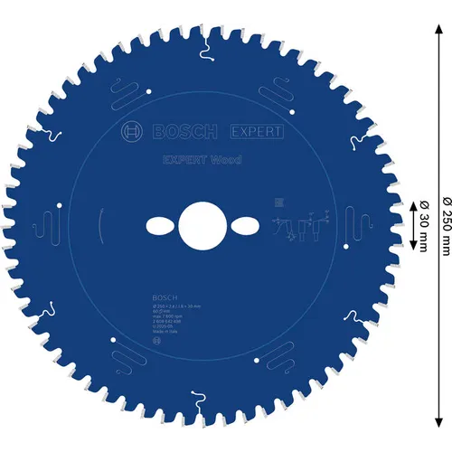 Cirkelsågklinga Expert Trä 250/30 mm, 60T