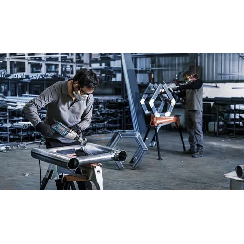 Skivstålborste, Ø 6 mm skaft Ø 100 mm, Grov