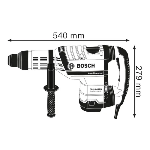 Borrhammare GBH 8-45 DV 1500 W