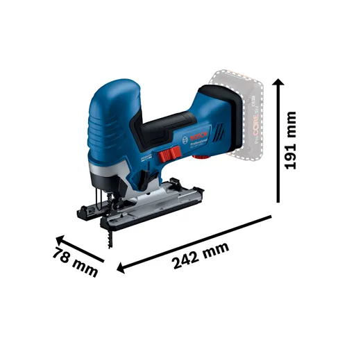 Sticksåg GST 18 V-125 S Solo, L-BOXX