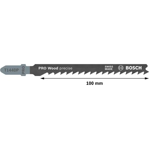 Sticksågsblad T 144 DP Precision Trä 100 mm, 5-pack
