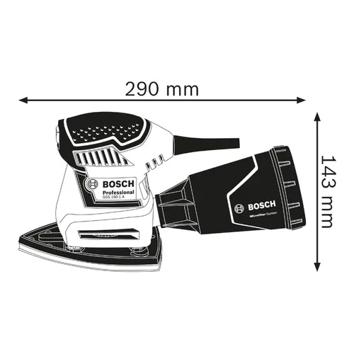 Planslip GSS 160-1A 180 W, 80x133 mm