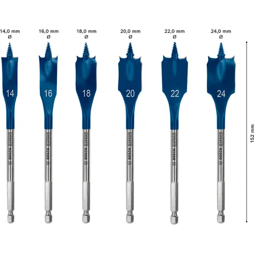 Centrumborrset Expert Self Cut Speed 6 delar, 14-24x152 mm